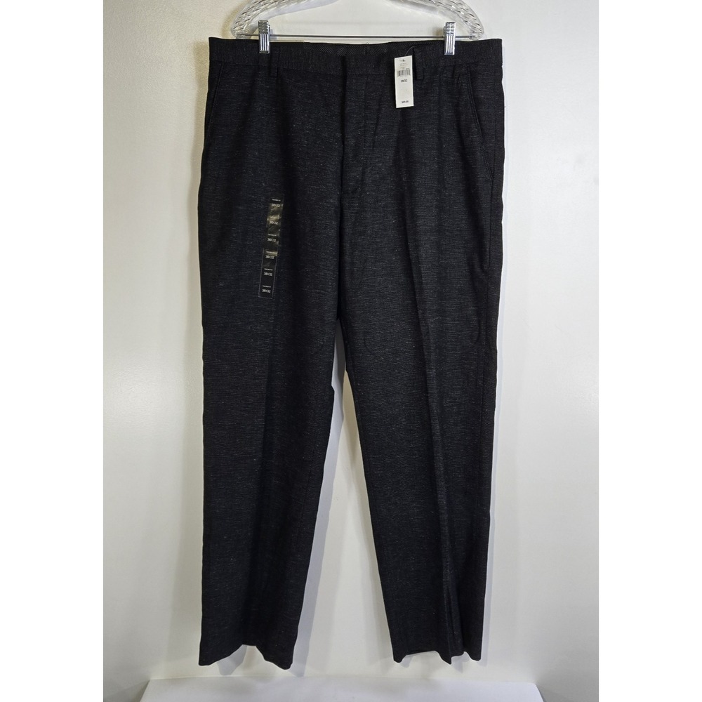 Banana Republic Mens 38x32 Charcoal Tailored Fit Dress Pants NWT